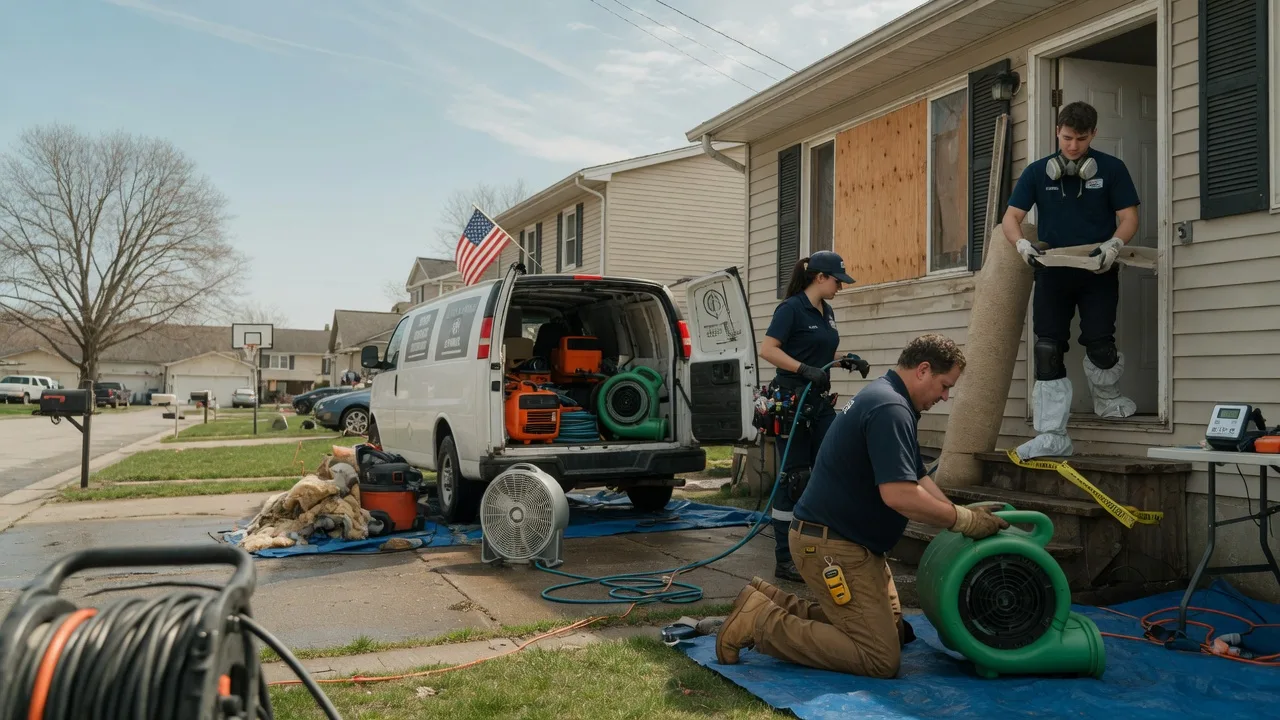 Water Damage Restoration in Niantic, IL near me